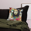 Mona Go Round Throw Pillow