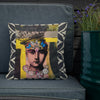 A Lot On Her Mind Throw Pillow