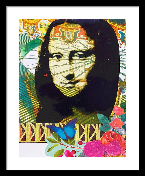 Mona Go Round - Framed Print