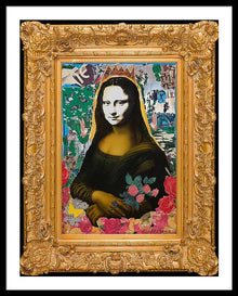  Mona In Frame - Framed Print