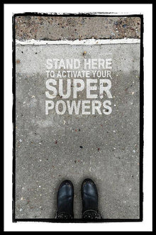  Super Powers - Framed Print