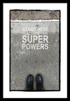 Super Powers - Framed Print