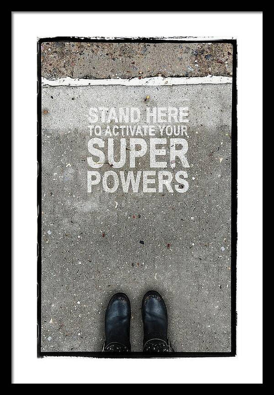 Super Powers - Framed Print