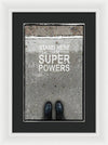 Super Powers - Framed Print