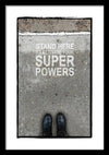 Super Powers - Framed Print