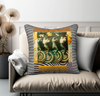 Unicycle Parade Throw Pillow