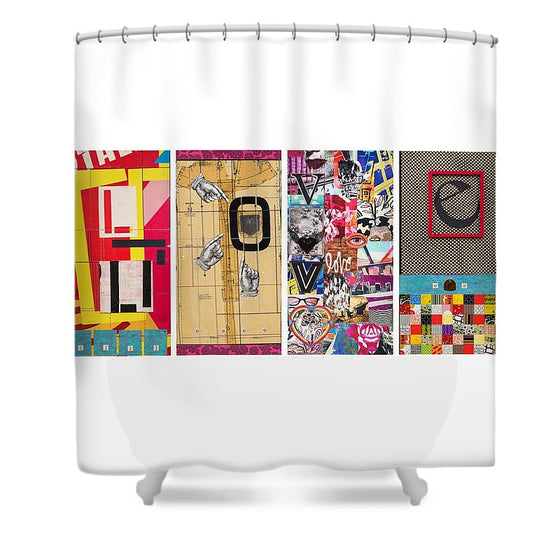 L.o.v.e. - Shower Curtain