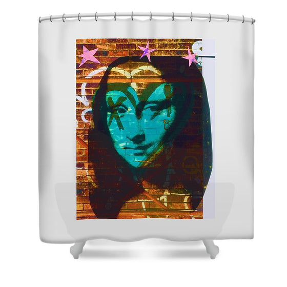 Mona In Brooklyn - Shower Curtain