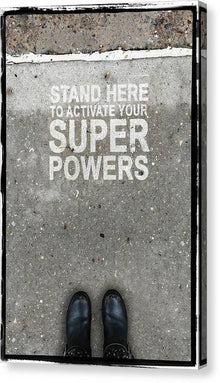  Super Powers - Canvas Print