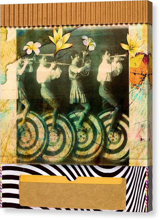 Unicycle Parade - Canvas Print